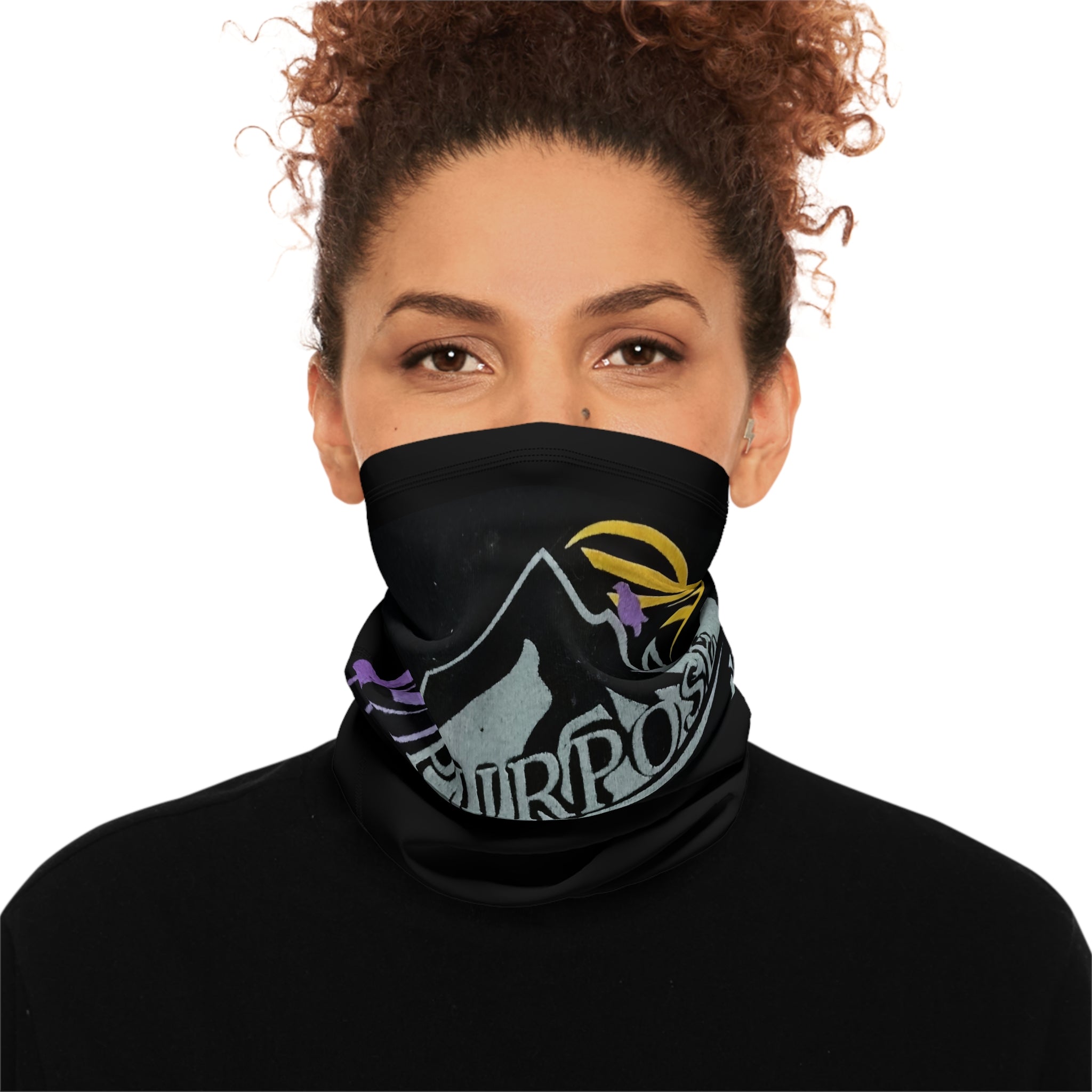 Winter Neck Gaiter With Drawstring